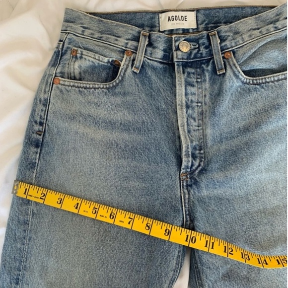 EUC Agolde Riley Jeans size 25 - Picture 4 of 6